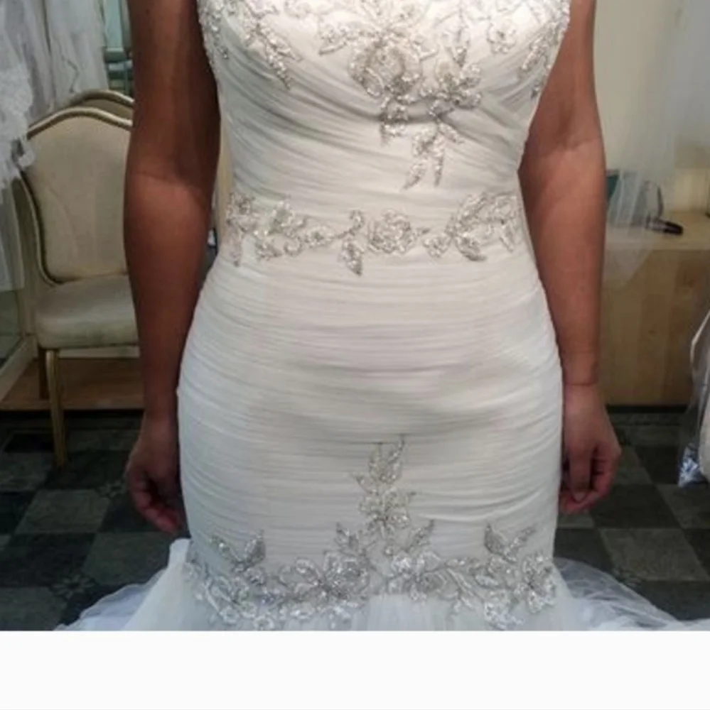 Enzoani Wedding Dress "the Gretchen" jewel embellishments - Picture 2 of 4